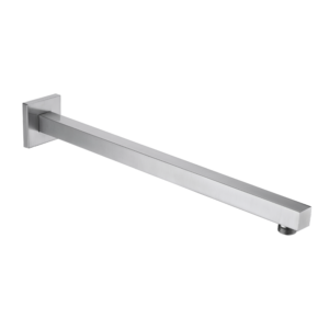 CAE 16" Square Shower Arm (410*22mm) (G 1/2 male) - Spot Free Stainless Steel - Image 1