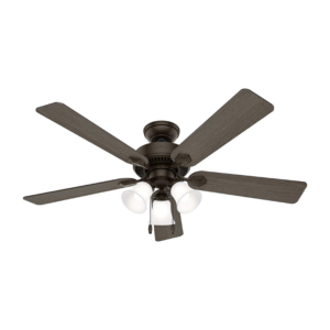 Hunter Swanson 52” New Bronze Ceiling Fan - Image 3