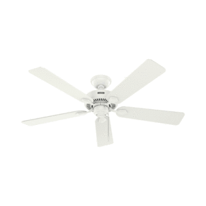 Hunter Swanson 52" without Light - Fresh White - Image 1