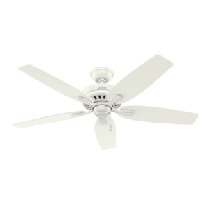 Hunter Newsome 52" White Ceiling Fan - Indoor Rated Only - Image 1