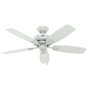 Hunter Sea Wind 48” White Ceiling Fan - Wet Listed - Image 1