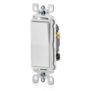 Leviton Decora 15 AMP 3-Way Rocker Switch -120/277V - Image 2