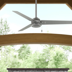 Hunter Cassius 52” Matte Silver Ceiling Fan - Image 3