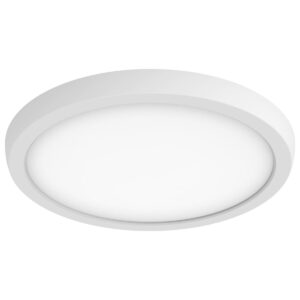 Satco Blink 9" LED Round Flush Mount Lighting Fixture - White - Image 1
