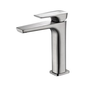 CAE Lecco Single Lever Medium Vanity Faucet - Spot Free Stainless Steel - Image 1