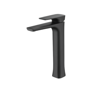 CAE Lecco Single Lever Vessel Faucet - Matte Black - Image 1