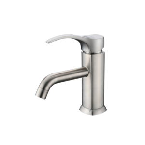 CAE Lotus Single Lever Vanity Faucet - Brushed Nickel - Image 1