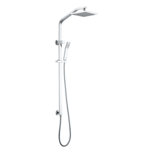 CAE 2 in 1 Square Shower Set in Chrome (One Inlet with Diverter) - Image 1
