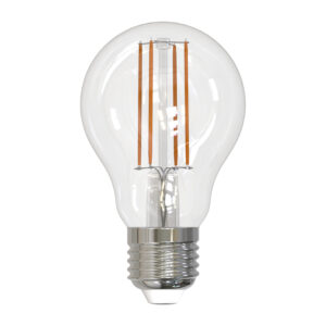 Bulbrite 7W LED A19 2700K FILAMENT E26 dimmable - damp rated - Image 1