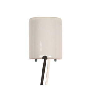 Satco Porcelain Socket with Leads -  18" 18GA - Image 1