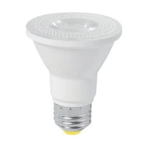 Halco 7W PAR20 LED Dimmable 40 degree, E26 White Housing - 5000K - Image 1