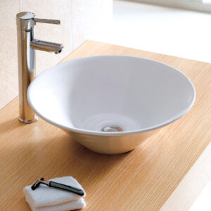 Glacier PL-3067 Vessel Sink - White - Image 1