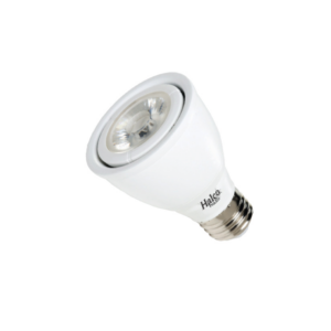 Halco 7W PAR20 LED Dimmable, 40 Degree, E26 White Housing - 5000K - Image 1