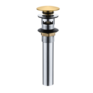 CAE Pop-up Waste with Overflow – Brushed Brass