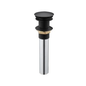 CAE Push Activated Pop-Up Drain without Overflow - Matte Black - Image 1