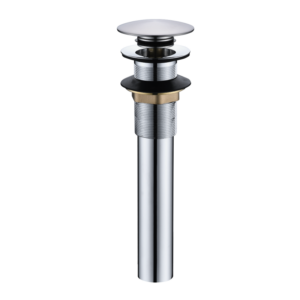 CAE Push Activated Pop-Up Drain without Overflow - Spot Free Stainless Steel - Image 1