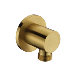 CAE Wall Mounted Shower Union with 1/2" Male thread - Matte Gold - Image 1
