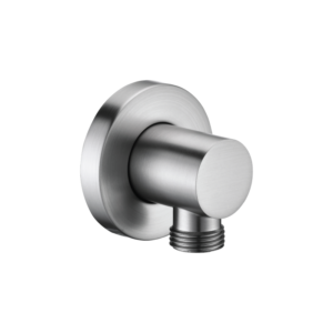 CAE Wall Mounted Shower Union with 1/2" Male thread - Spot Free Stainless Steel - Image 1