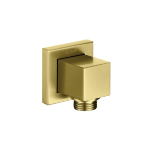 CAE Square Shower Union - Brushed Brass (BNB) - Image 1