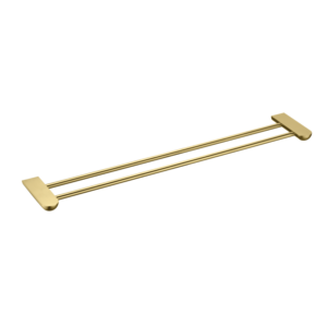 CAE Double Towel Bar 9501 Series - Brushed Brass (BNB) - Image 1
