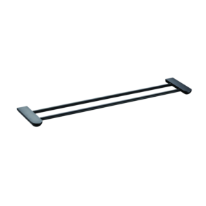 CAE Double Towel Bar 9501 Series- Matte Black - Image 1