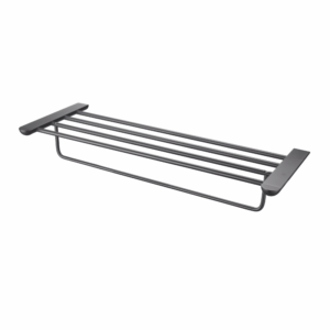 CAE Double Towel Bar and Shelf 9501 Series - Gun Grey (GUG) - Image 1
