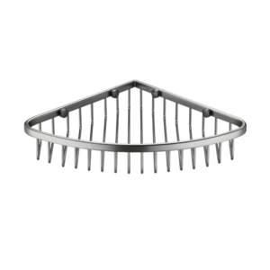 CAE Single Corner Shower Basket 9510 Series - Spot Free Stainless Steel - Image 1