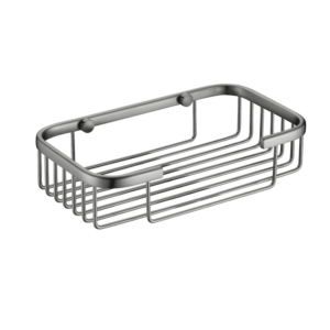CAE Square Soap Basket 9510 Series - Spot Free Stainless Steel - Image 1
