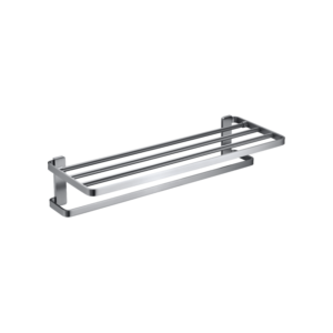 CAE Maya Double Towel Bar and Shelf - Spot Free Stainless Steel - Image 1