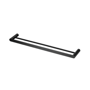 CAE Atlantis Double Towel Bar - Matte Black - Image 1