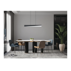 Eglo Isidro LED Linear Pendant Light - Black - Image 2