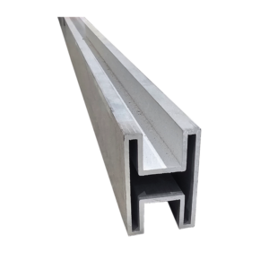 Aluminum Rectangle Post Frame Mullion 3" x 2"sq | 7.315mtr (24ft) - Image 1