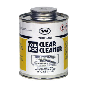 Whitlam Low Voc Clear Cleaner 1 Pint - 16 oz - Image 1
