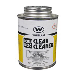 Whitlam Low Voc Clear Cleaner 1/4 Pint - 4 oz - Image 1