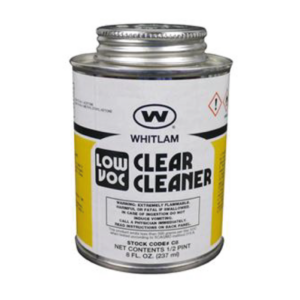 Whitlam  Low Voc Clear Cleaner 1/2 Pint - 8 oz - Image 1