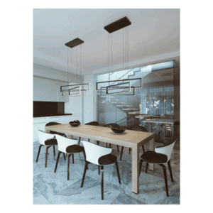 AFX Cole 39" LED Linear Pendant - Black Finish - Image 3
