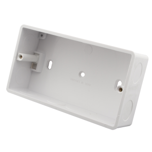 CED PVC 2 Gang 35 mm Masonry Box - Image 1