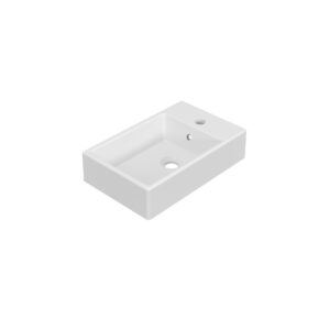 Delicate Washbasin - 45CM in White Finish - Image 1