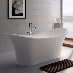 Glacier F274 Euro Free-standing 5' 11" Double Skin Acrylic Tub - White - Image 3