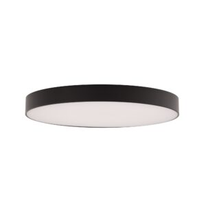 WAC Edgeless 8" Ceiling and Wall Mount - Black - Image 1