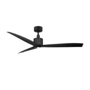Modern Form Spinster 60" Ceiling Fan with Light Kit - Matte Black - Image 1