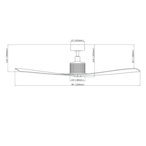 Modern Form Spinster 60" Ceiling Fan with Light Kit - Matte Black - Image 3