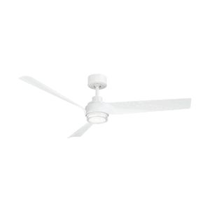 Modern Forms 54" Chill Fan - 4CCT, 6277 CFM, DC, Wet Rated - White Finish - Image 1