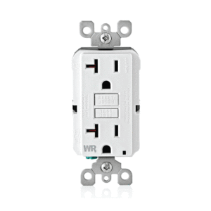 Leviton 20 AMP Self-Test Smartlock Pro Slim Weather Resistant GFCI - 125V - Image 1