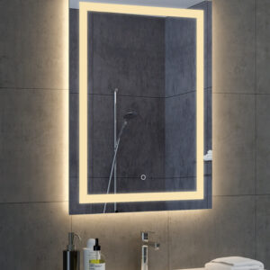 Glacier 30" x 30" x 1.18" Front & Back Lighted Mirror 2700K-6500K - Image 1