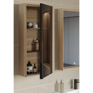 Novelty Tall Side Cabinet in Cordoba Finish - Image 2