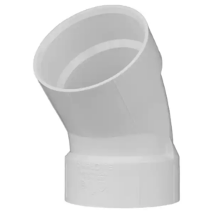 PVC Bend 4" X 45 Waste - Image 1