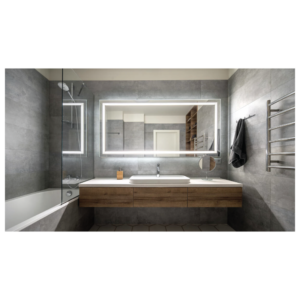 Glacier 60" x 32"  Front & Back Lighted Mirror - 2700K- 6500K - Image 1