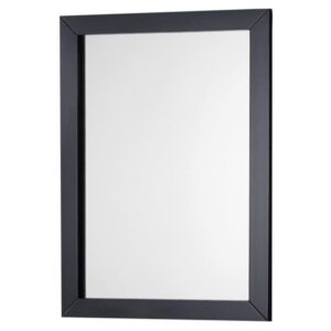 Glacier Loft Black PVC Frame Rectangular Mirror - Image 2