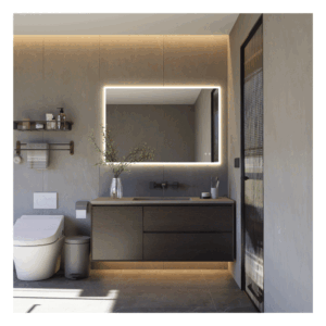 Glacier 48" x 32" x 1.18" Touch control, Front lighted LED mirror - 2700K-6500K - Image 2